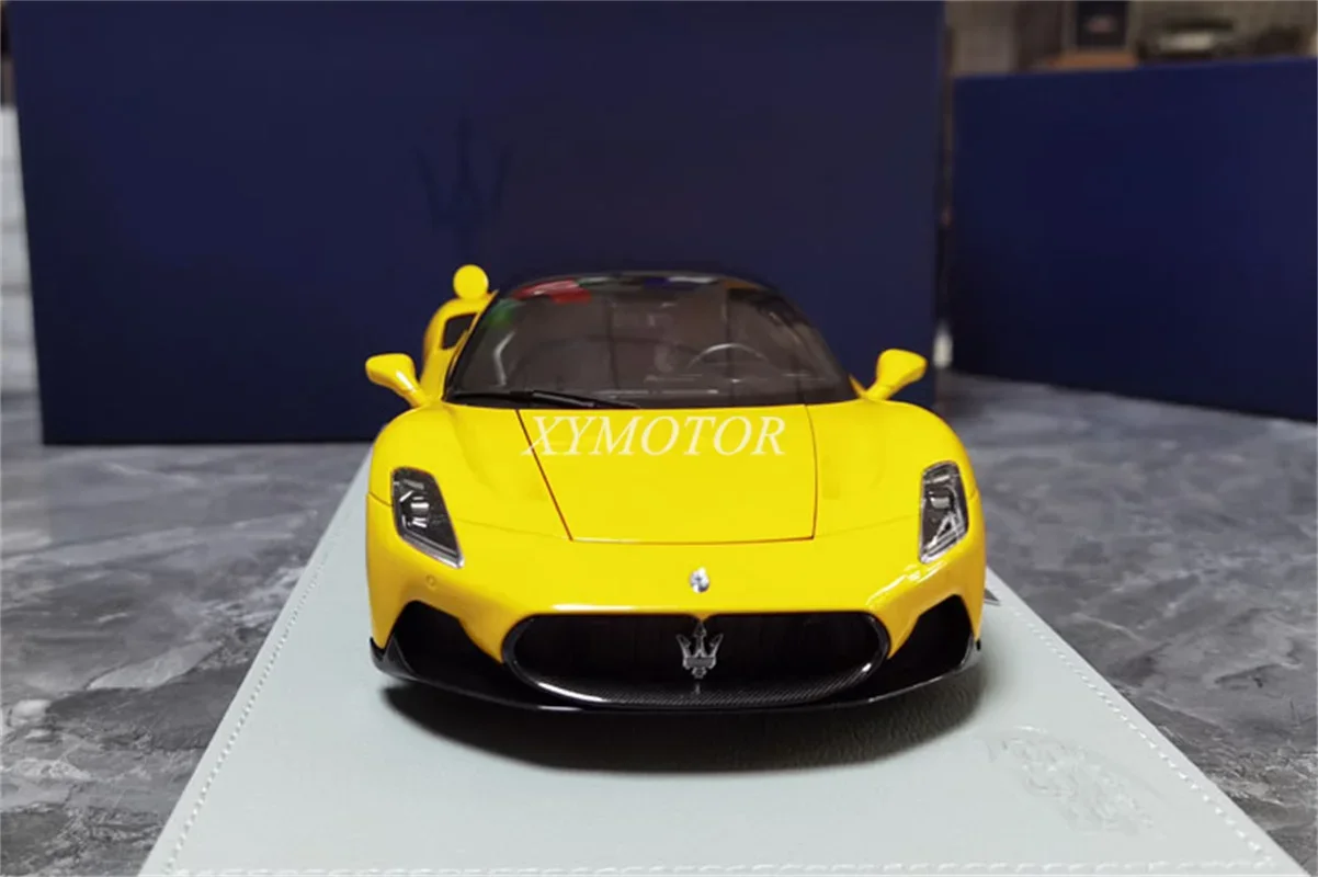 BBR 1/18 For Maserati MC20 2020 Metal Diecast Model Car Toys Gifts Display Yellow / Red / White Ornaments Collection Display