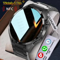 Watch For Huawei Xiaomi Smart Watch Men Watch 4 Pro AMOLED HD Screen Bluetooth Call NFC Health GPS Sport Smartwatch Women 2024