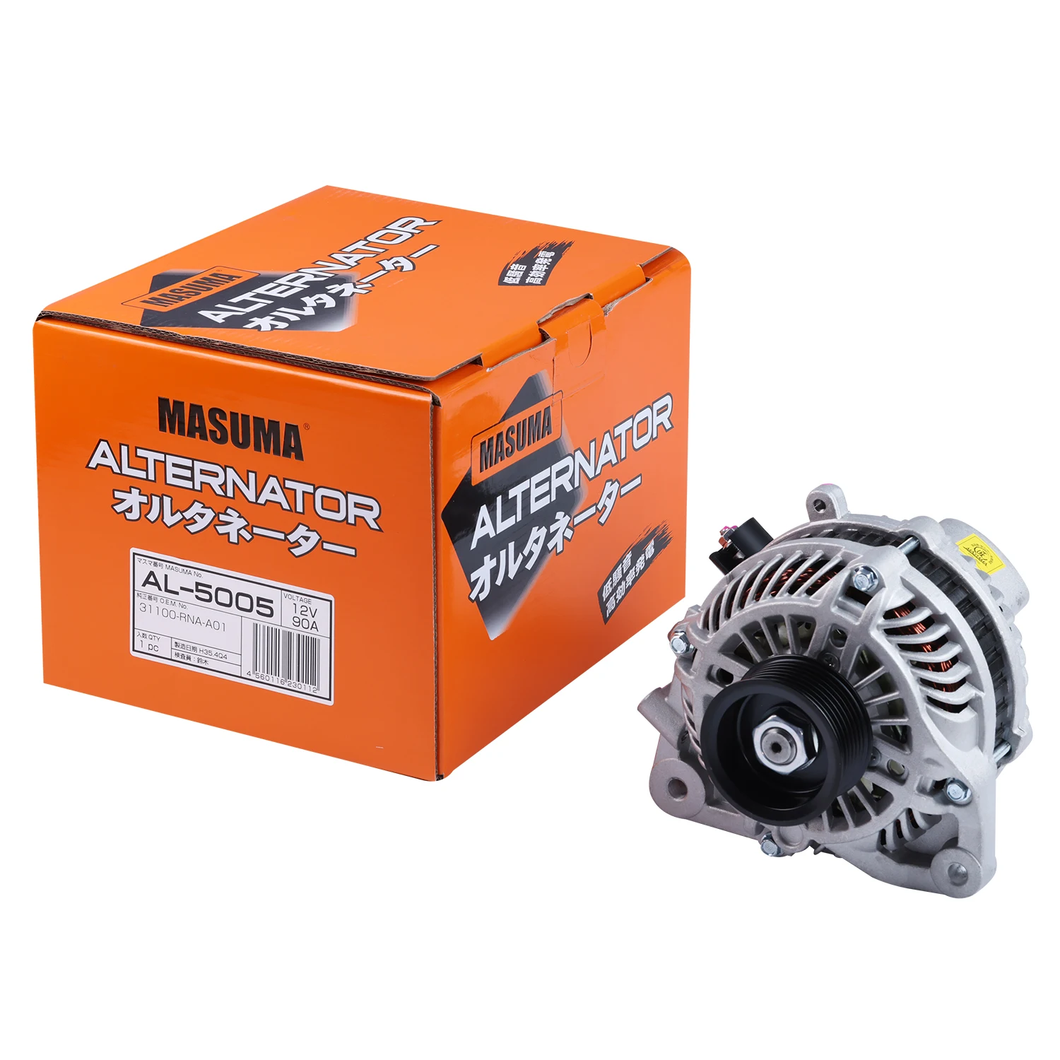 AL-5005 MASUMA Auto Supplier Electrical Systems Alternator 12V 110A 31100-RNA-A01 12V 90A for HONDA civic