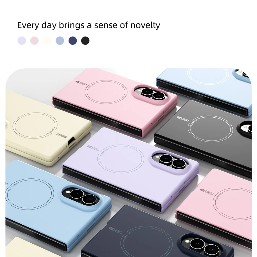 Z Fold8 Liquid Silicone for Magsafe Phone Case for Samsung Galaxy Z Fold 8 Wide Magnetic Wireless Charging Shockproof Soft Cover - view 6