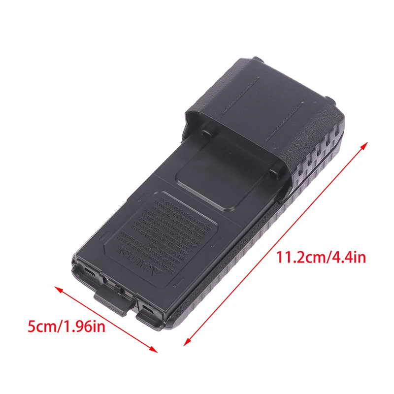 5R Battery Case For Walkie Talkie UV5R BF UV 5R Extended Shell Pack Black For UV5RE 5RA TYT TH-F8 UVF9 Battery Box