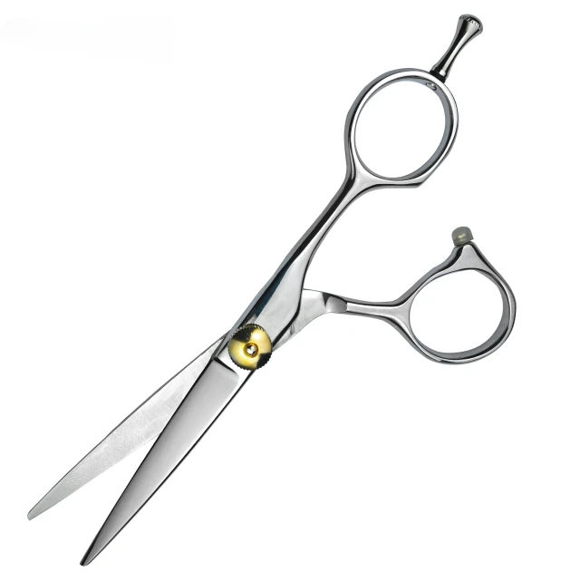 5.75 Inch Straight Hairdressing Scissors Offset Handle Professional Hair Cutting Shears Hair Barber Hair Scissors