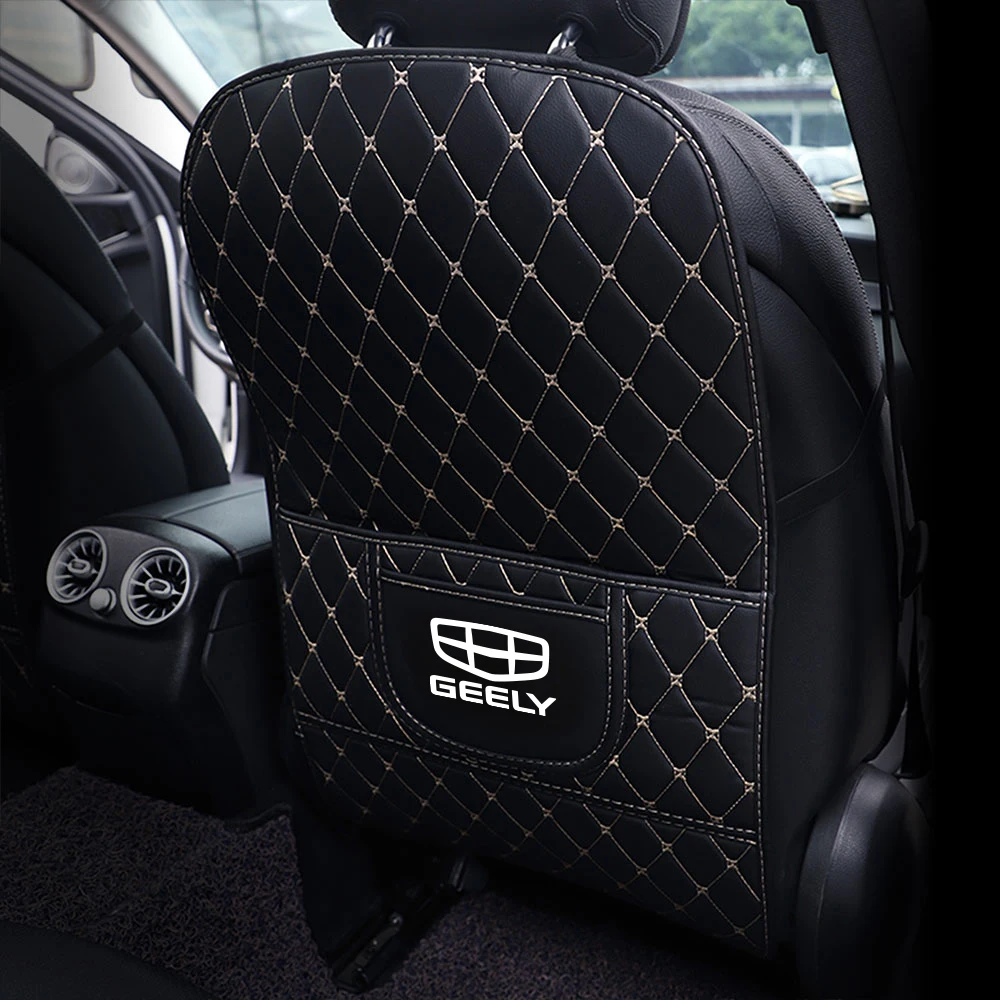 1Pcs Car Seat Anti Kick Pad Protective Cover For Geely Geometry C gc6 Tugella Emgrand ec7 x7 Atlas pro Coolray Car Accessories