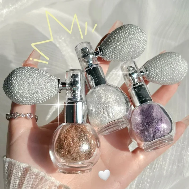 

Highlighter Powder Spray Body Liquid Highlight High Gloss Glitter For Face Body Makeup Shimmer Sparkle Powder Cosmetics