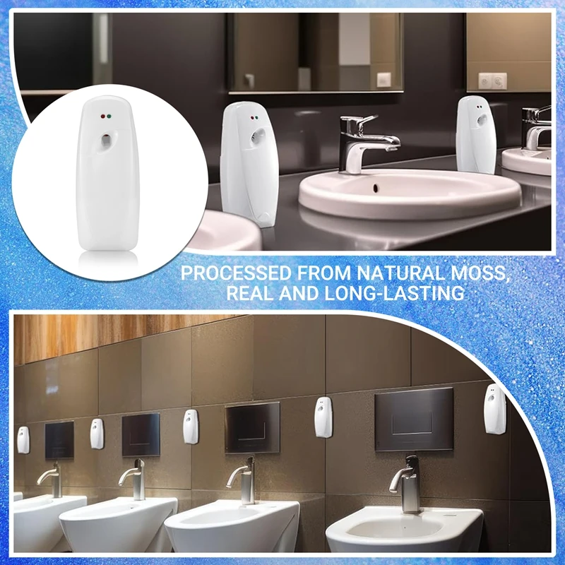 4 Pcs Automatic Air Freshener Sprays Dispenser Wall Mounted Automatic Sprays Air Freshener Sprays For Bathroom