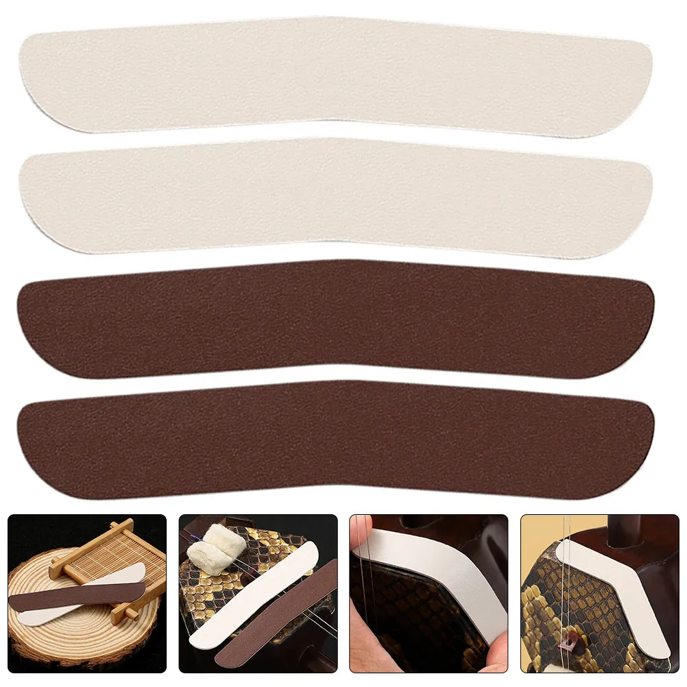 

4Pcs Durable Erhu Corner Protectors PU Non-Slip Bottom Support Professional Set Long Service Life Wear-Resistant Crash-Proof