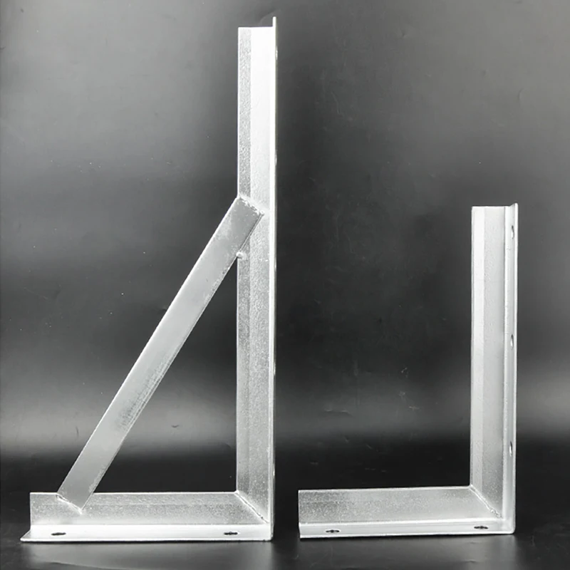 Galvanized Angle Iron Triangular Bracket With Strong Load-bearing Capacity Widened Thickened Right Angle Support Wall Partition