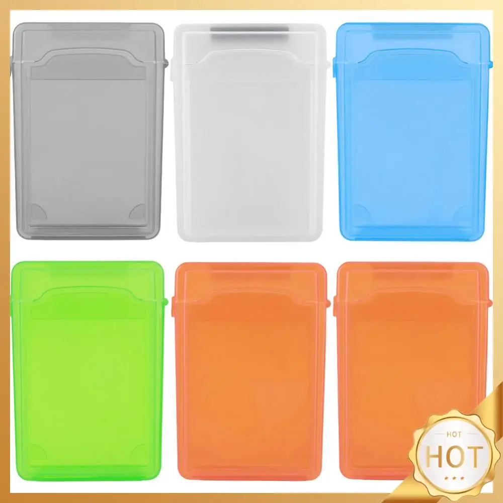 3.5 Inch IDE SATA Portable Hard Disk Protection Case Dustproof Plastic HDD Hard Drive Case Shockproof HDD Case Shell Multi Color