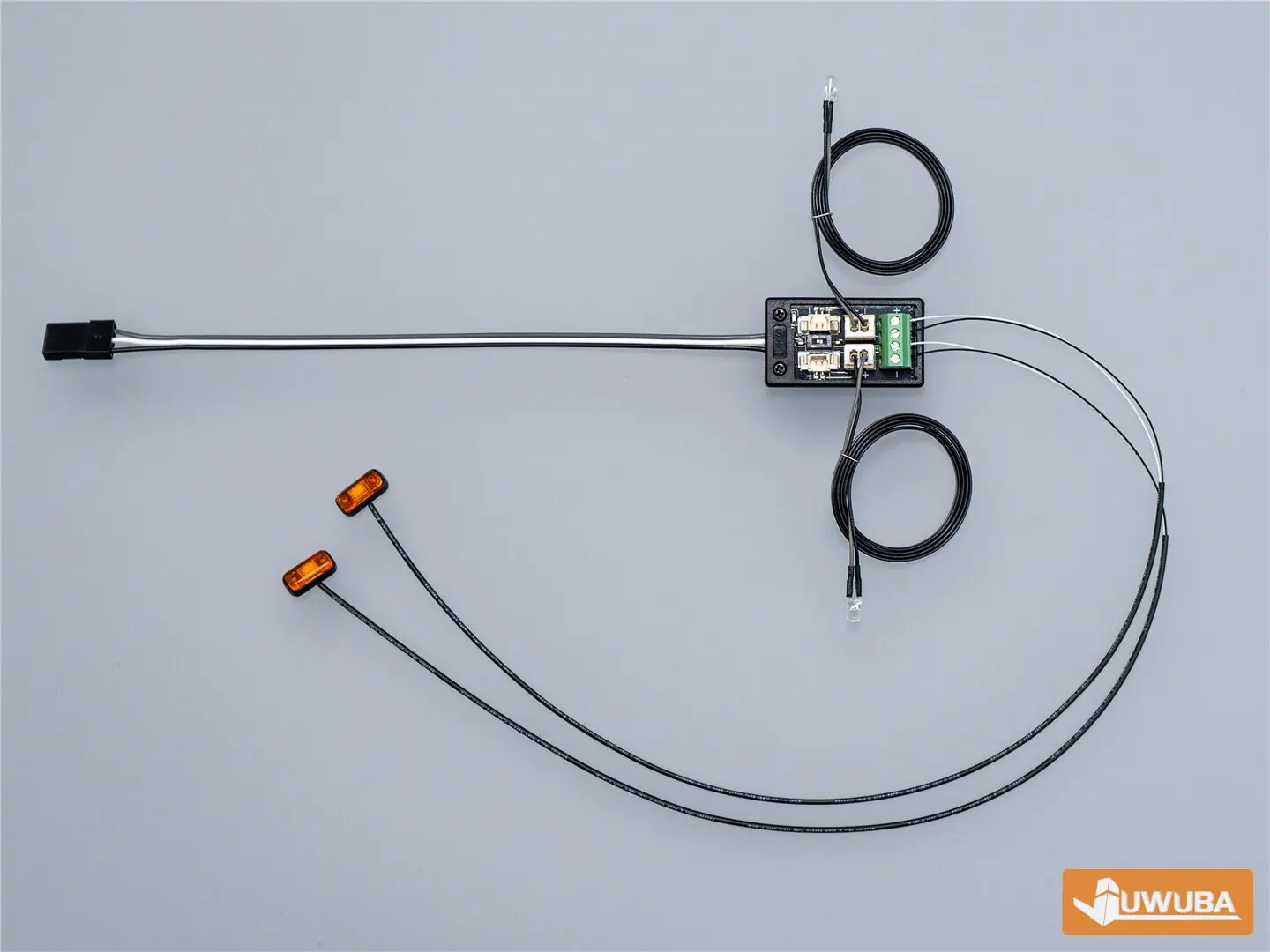RC 1/14 LED Stroboskop-Lichtsteuermodul Erweiterungsplatine für Tamiya Muldenkipper für SCANIA VOLVO BENZ MAN Tripper Truck DIY-Teile – Detail 4