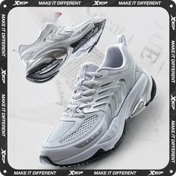 Xtep Juechen 4,0, zapatillas para correr para hombre, zapatillas deportivas versátiles con absorción de impacto para hombre, zapatillas Retro resistentes al desgaste para hombre 877219110006