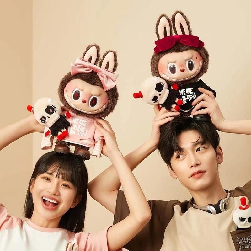 Authentic Labubu Catch Me Lf You Like Me Series 38cm Vinyl Doll Labubu Handmade Model Cute Valentine'S Day Toy Gift In Stock