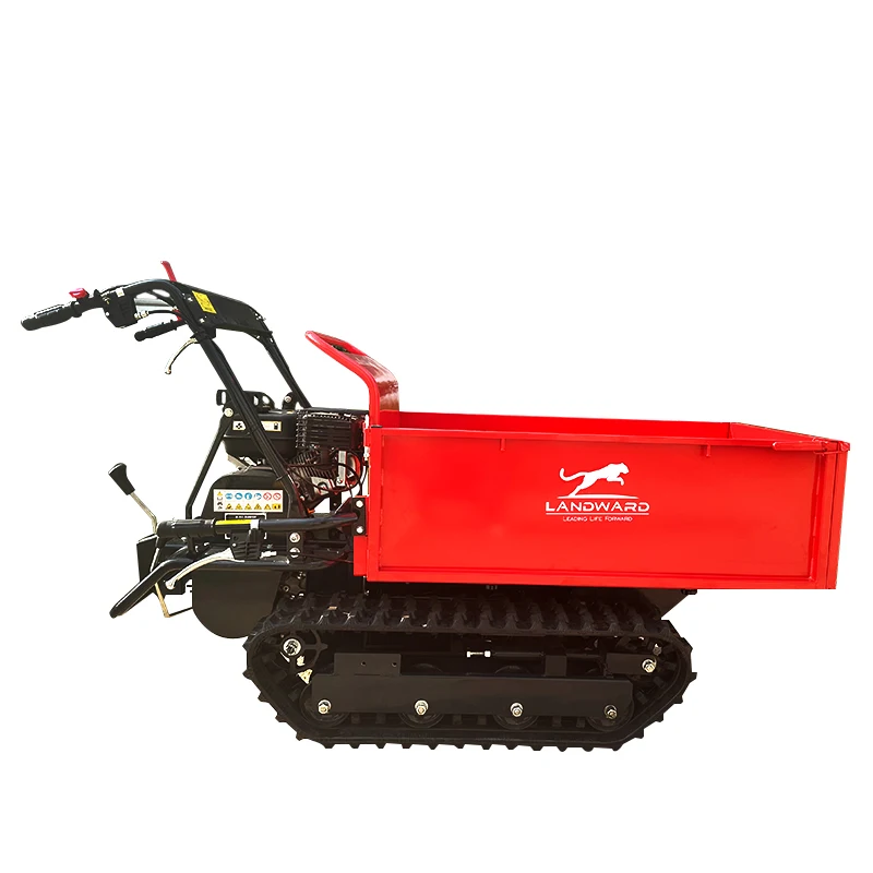 China Customized High Power Small Dump Truck Gasoline Mini Dumper 0.5 Ton Available In Stock Tiny Hydraulic Crawler Dumper Truck