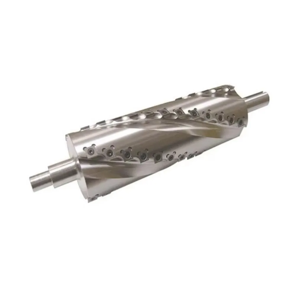 Wholesale Custom OEM Woodworking Machinery Parts 15 Inch Planer Cutter Head for Planning Machine Helical Spiral Cutter Head