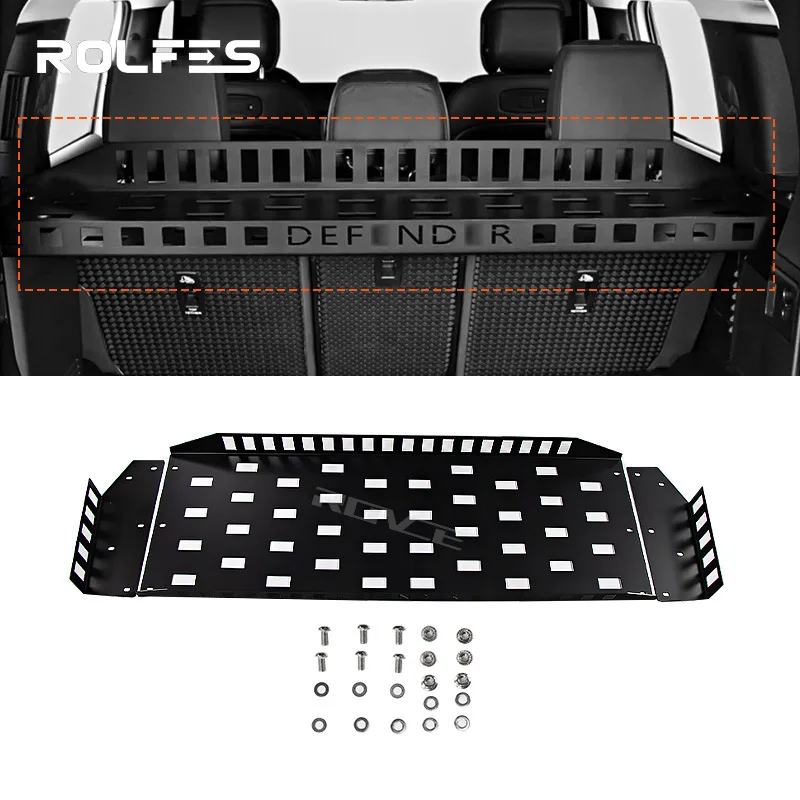 

Suitable for 20-25 model Land Rover Defender 110 trunk aluminum alloy storage rack modification kit