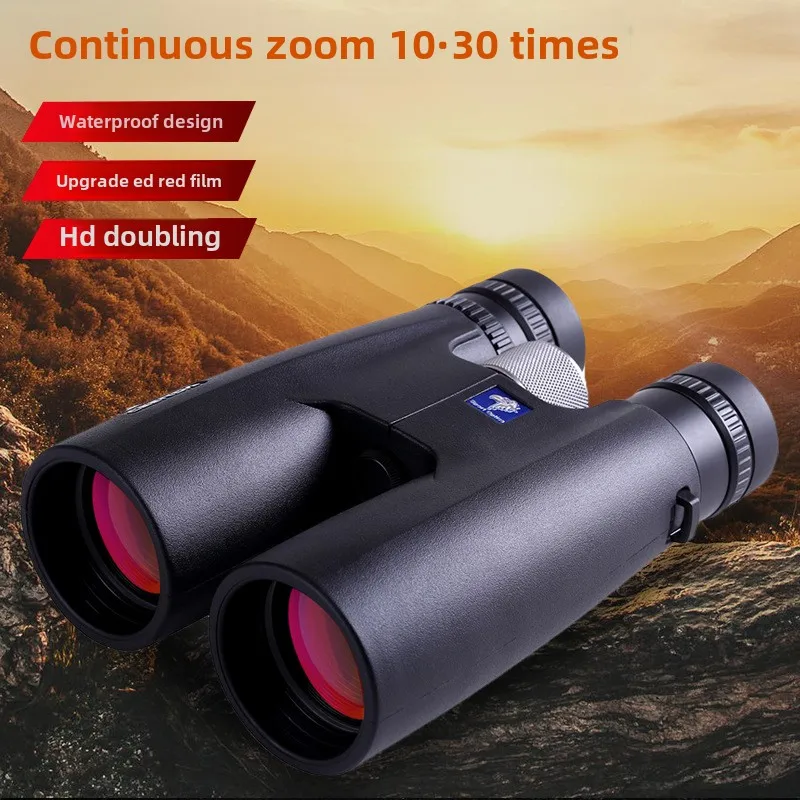 10-30X50 Zoom Household Appearance Bird Camping Trip Hiking Mountain Climbing Binoculars Goggles High Definition