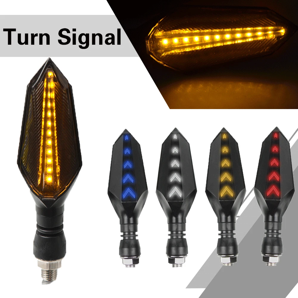 ل Bajaj Pulsar 200 NS/200 RS/200 AS 200RS 200NS 200AS دراجة نارية بدوره مصباح إشارة مؤشرات LED مرنة الوامض فلاشات