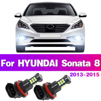 LED Car Front Fog Light Lamps Bulb For HYUNDAI Sonata 8 Sonata8 2013 2014 2015 Auto Accessory
