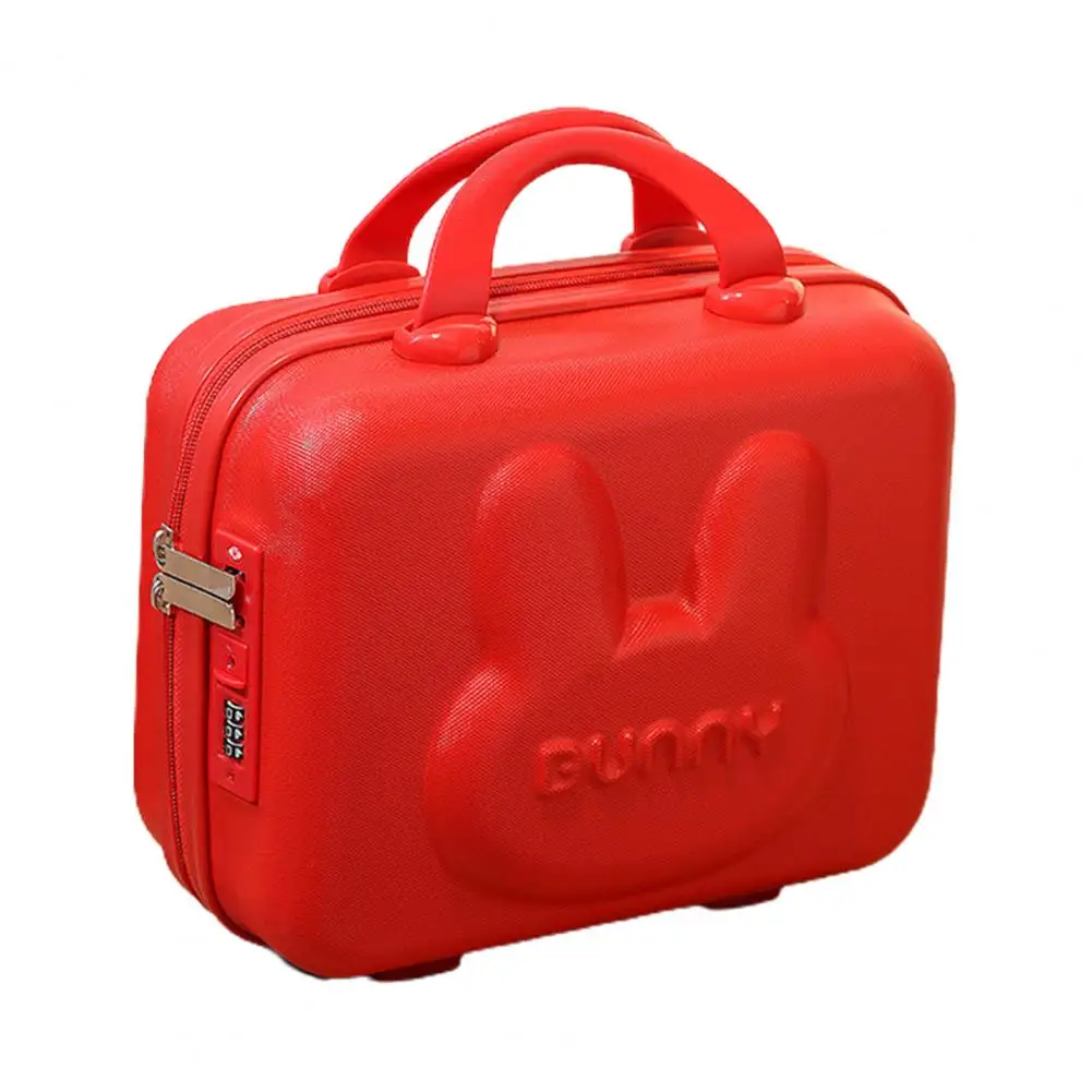 Cosmetic Case Combination Lock Strong Load Bearing Cosmetic Suitcase Multifunctional Travel Toiletry Makeup Code Case