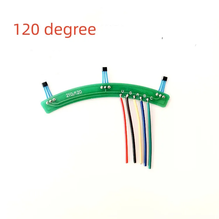 Electric motorcycle motor Hall circuit board motor Hall board 120 degree strip line Hall hall sensor board