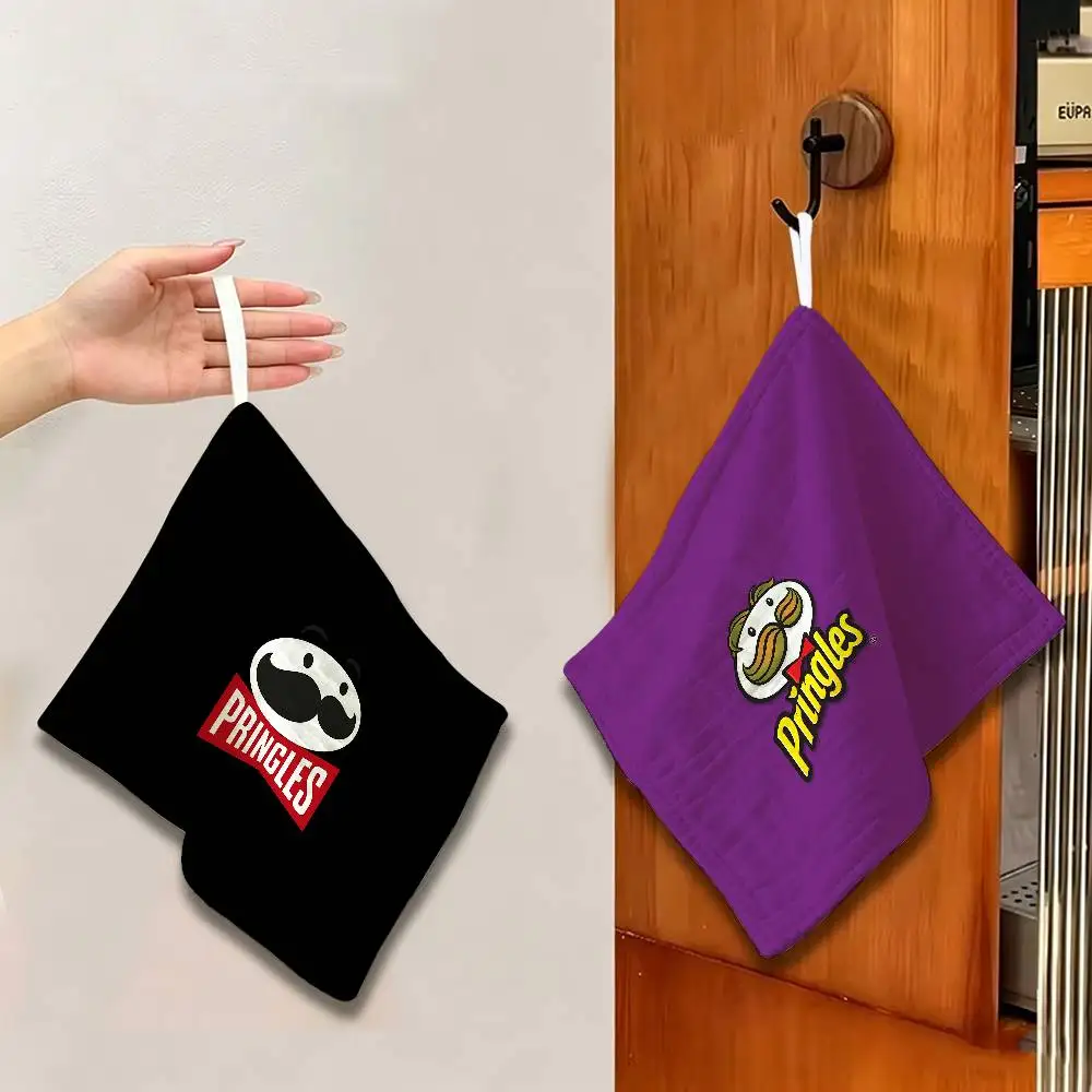 Paño de Cocina Colgante de Poliéster y Algodón Fashion P-Pringles L-LLC, Toalla para Limpiar Manos, Agradable al Tacto, para Hotel, Cafetería y Hogar