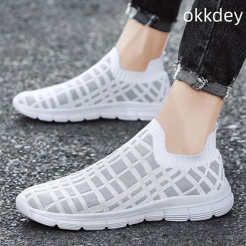 Men\'s Casual Shoes Wear-Resistant Fashion Breathable Comfortable Outdoor Slip-on Round Toe Walking Shoes Spring Autumn Main