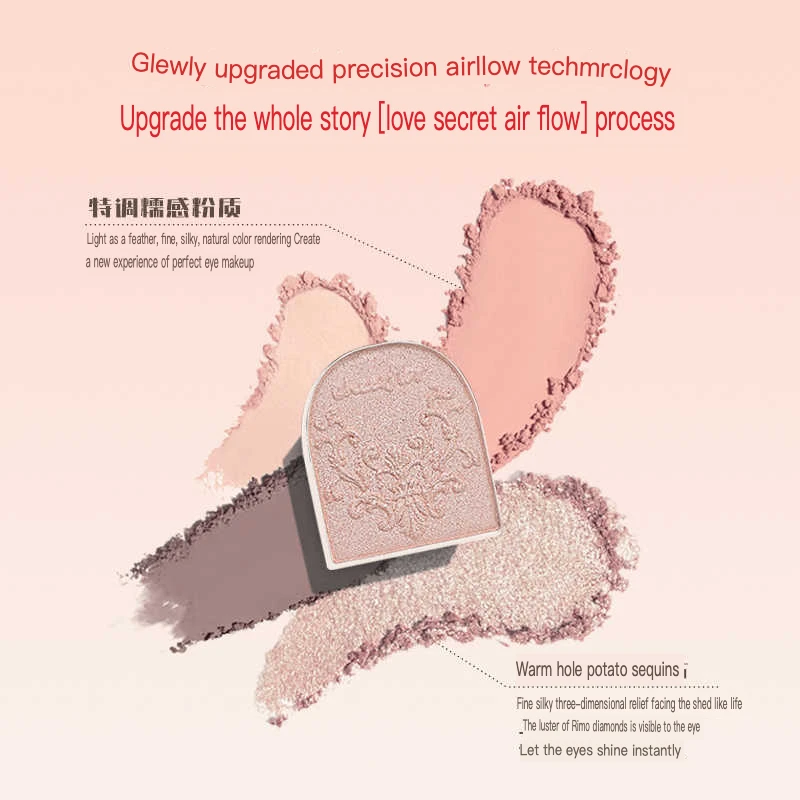 Little Angel's Brilliant Multi-color Eyeshadow Palette, Daily Light Makeup Korean Eyeshadow Palette, Korean Style