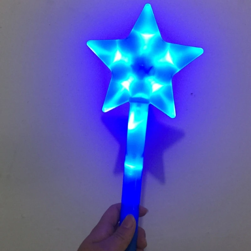 Light Up Wand Toy Star Shaped Glow Wands LED Flashing Sticks Birthday Party Favor for Concerts Clubs