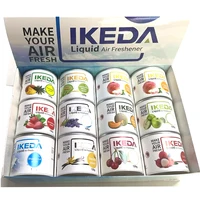 Ambientador para automóvil de 120 g: aroma de vainilla Ambientador para automóvil Fragancia fuerte Eliminador de humo | Ambientador de latas líquidas | Adecuado para