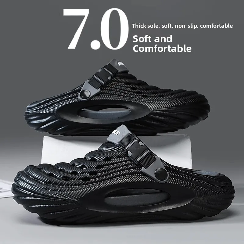 Casual zomersandalen voor heren Rijden Kantoor Tweeërlei gebruik Trendy merkslippers Comfortabel ademend Sportstrand oes