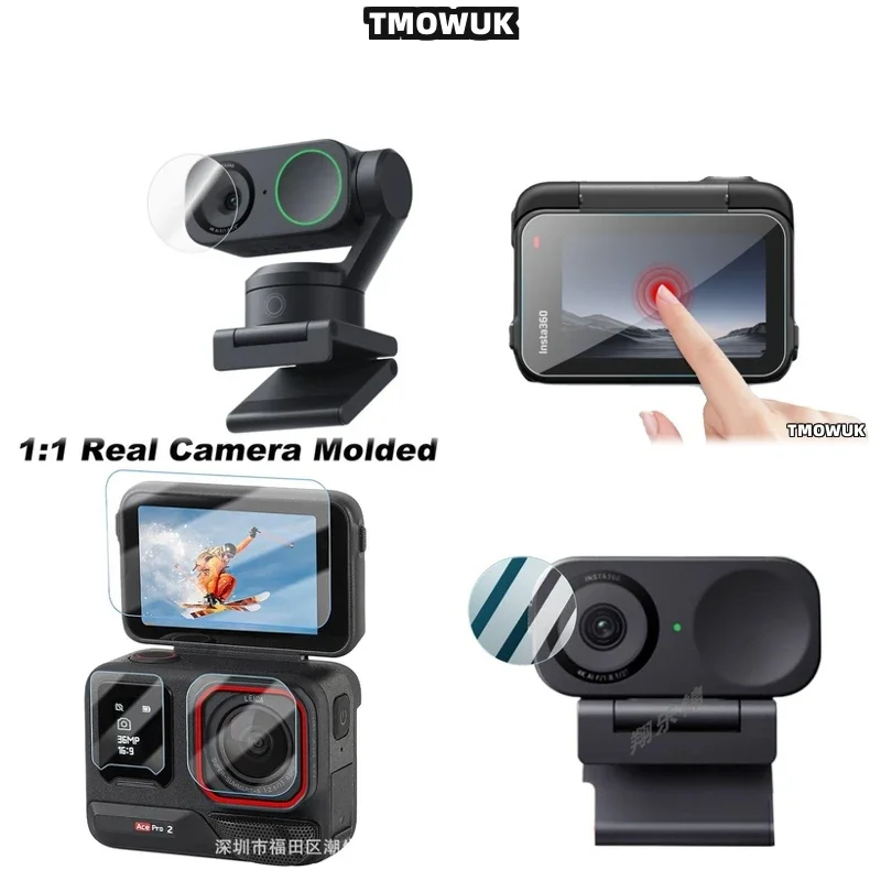 

Anti - Breakage Hard Tempered Glass Screen + TPU Lens Protector For Insta360 ACE Pro AcePro 2