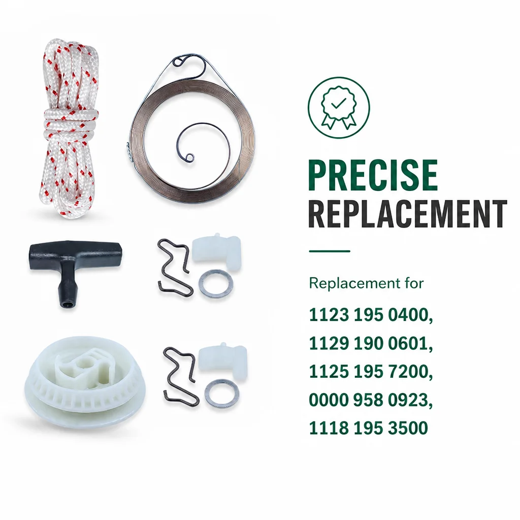 Replace Recoil Pull Starter Spring Pulley Handle Rope Kit for STIHL MS180 MS170 MS210 MS230 MS250 021 023 025 017 018 Chainsaw
