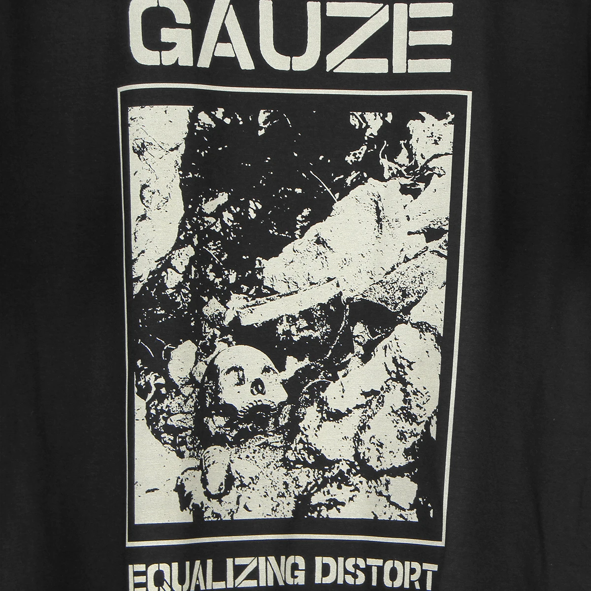 Gauze ‎T-Shirt Equalizing Distort Japanese Hardcore Punk T-Shirt The Comes Men\'s Clothing Short Sleeve Cotton Tee Shirt