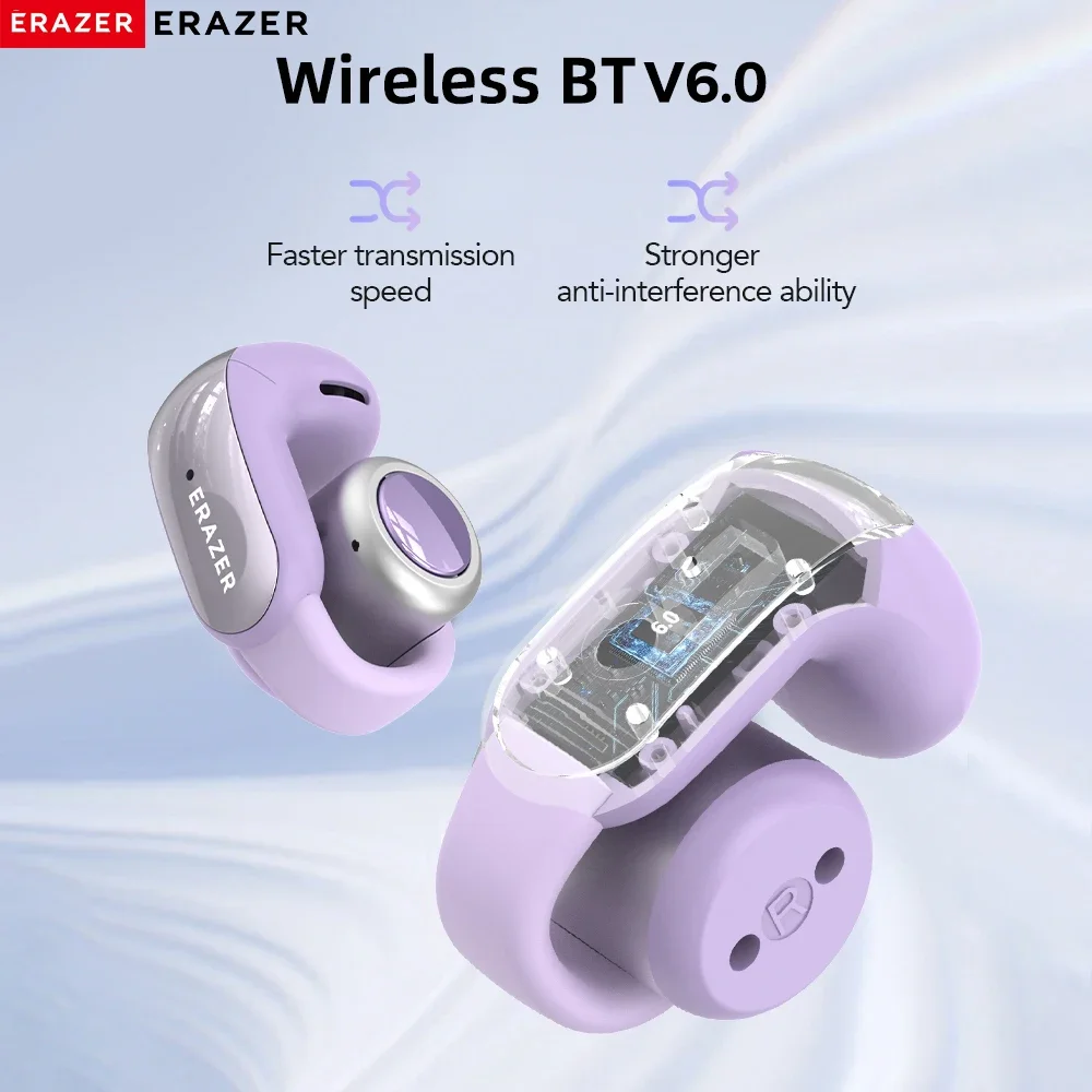 ERAZER XF28 Bluetooth 6.0 Wireless Earphones with LCD Display