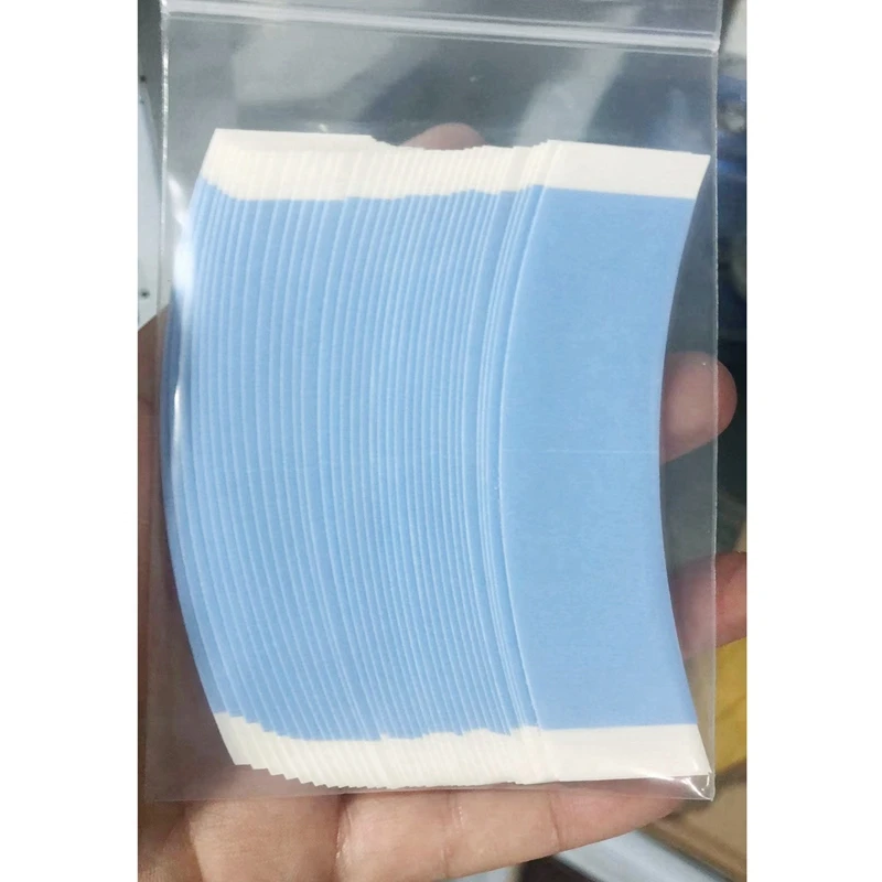 324Pc/Lot Strong Wig Double Tape Strips Fixed Hair System Adhesive Extension Lace Wig Waterproof Sweat Wig Film Adhesive