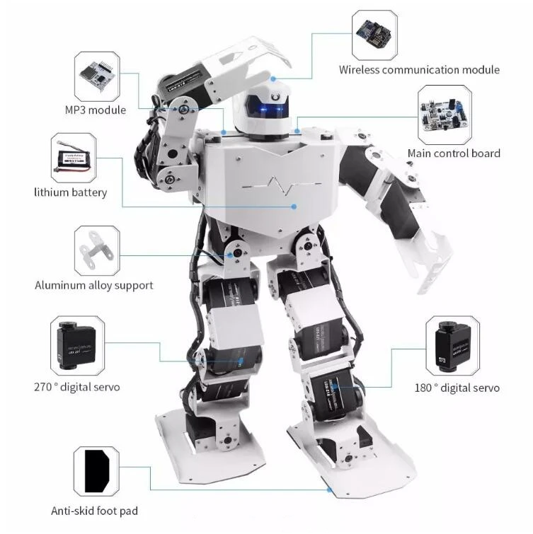 Hiwonder H3S humanoid robot programmable toy educational robot kit STEM Educational Toy for  starter kit learning