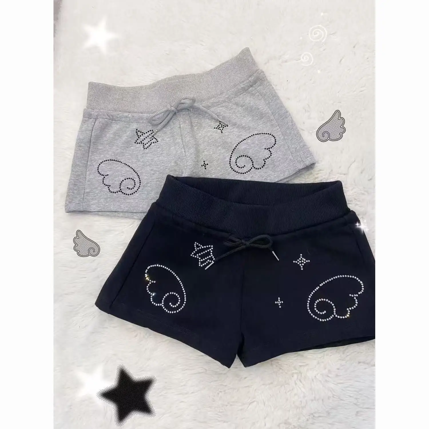 Japanese Style Spicy Girl Soft Printed Shorts Casual Sports Lounge Pants Cute Summer Drawstring Hot Pants Versatile Clothes 2026
