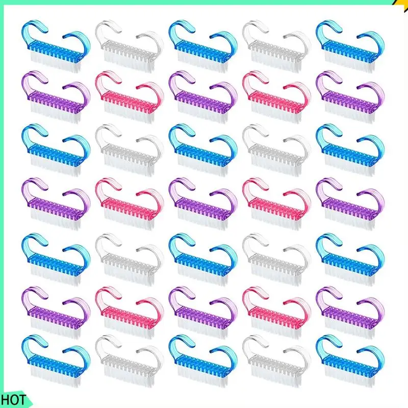 

AWAH Яркий набор кистей для ногтей, 4 цвета, 200 предметов, с ручкой для превосходного чистки — все необходимое для ухода за ногтями для мужчин и женщин