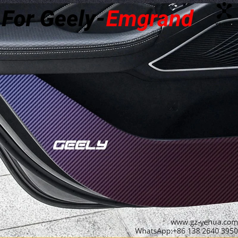 For GEELY EMGRAND 2022-2024 Car Door Anti Kick Film Anti Kick Pad Automobiles Parts Accesorios Para Auto Tools