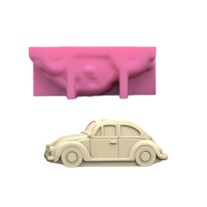 Silicone Craft Molds Flowerpot Moulds Car Shaped Concrete Moulds DIY Vase Molds Silicone Material for DIY Hand-Making