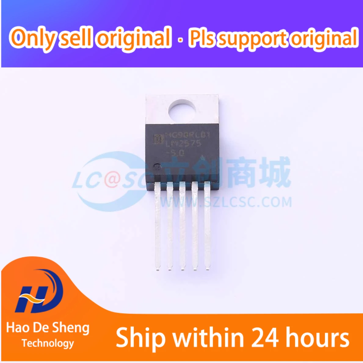 

10PCS/LOT LM2575T-5.0 LM2575-5.0 TO220-5 DC-DC New Original in Stock