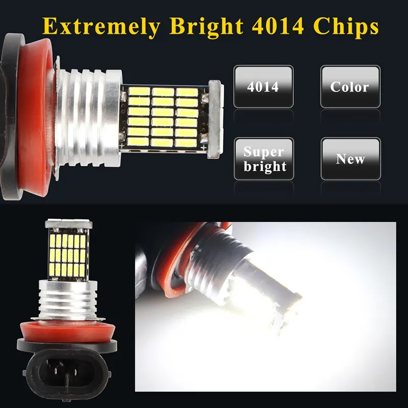 Fog Light H7 Led Bulb H8 H9 H11 9005 9006 12v Car Led For Renault Scenic 4 H11 Led Headlight Bulb Antiniebla Mazda 3 Bk Light