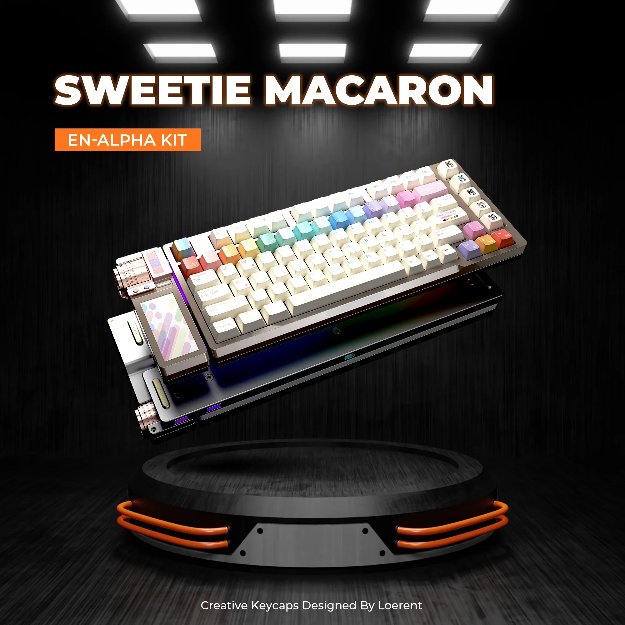 Sweetheart Macaron PBT keycaps Original height Zoom75 keycaps Five-sided sublimation 146 keys