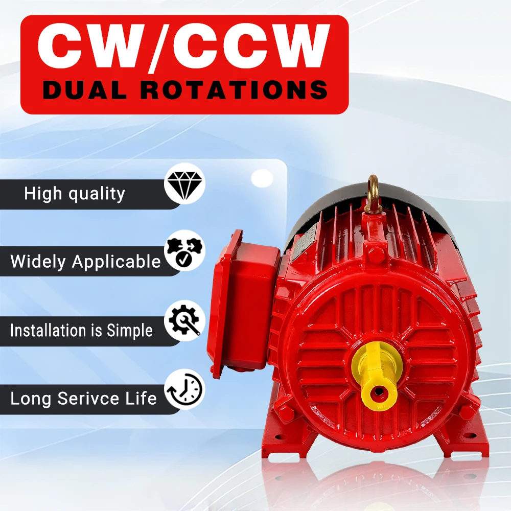 YE3 Series 1440rpm IE3 Ac Electric Motors 7.5hp 3 Phase Induction Motors