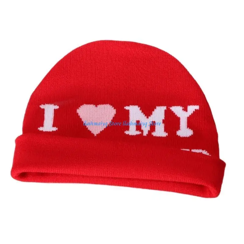 573B Gehaakte paren briefhoed meisje populaire schedelhoed pillingbestendig herfst winter mutsen hoed casual pullover hoed