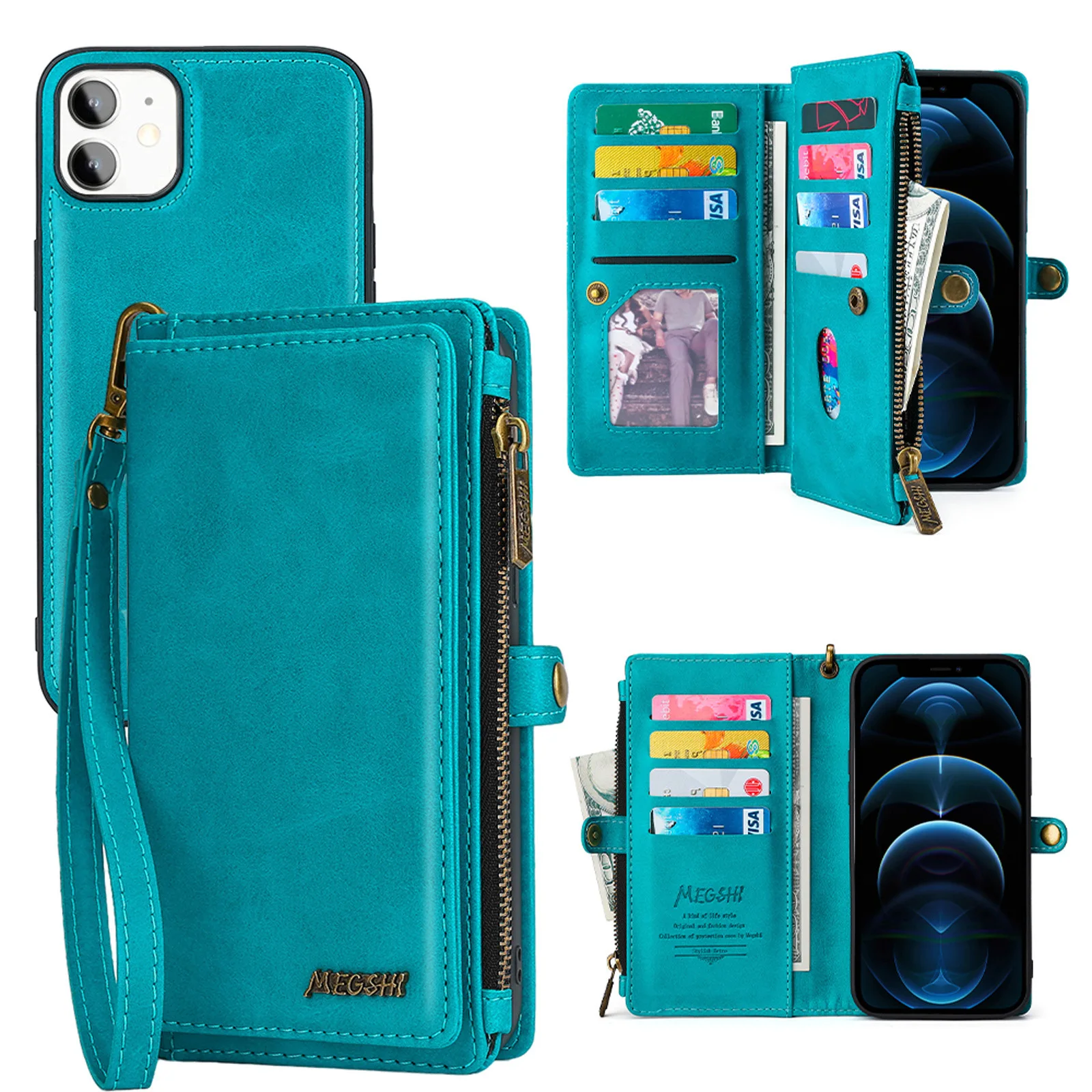 Wallet Pu Leather Phone Case For Samsung Galaxy A15 A13 A12 A22 A23 A25 A31 A32 A34 A35 A42 A51 A71 A52 A53 A54 A73 Cover Bag