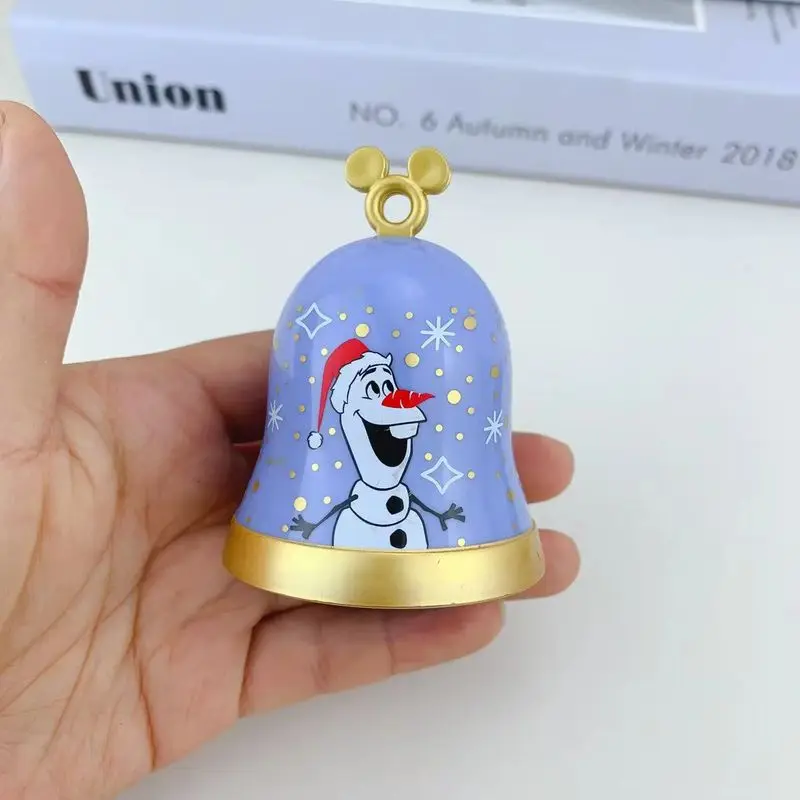 ديزني عيد الميلاد جرس زخرفة تحصيل عمل الشكل - دونالد داك ميكي ماوس إلسا ويني ذا بوه - لعبة دمية هدية #4