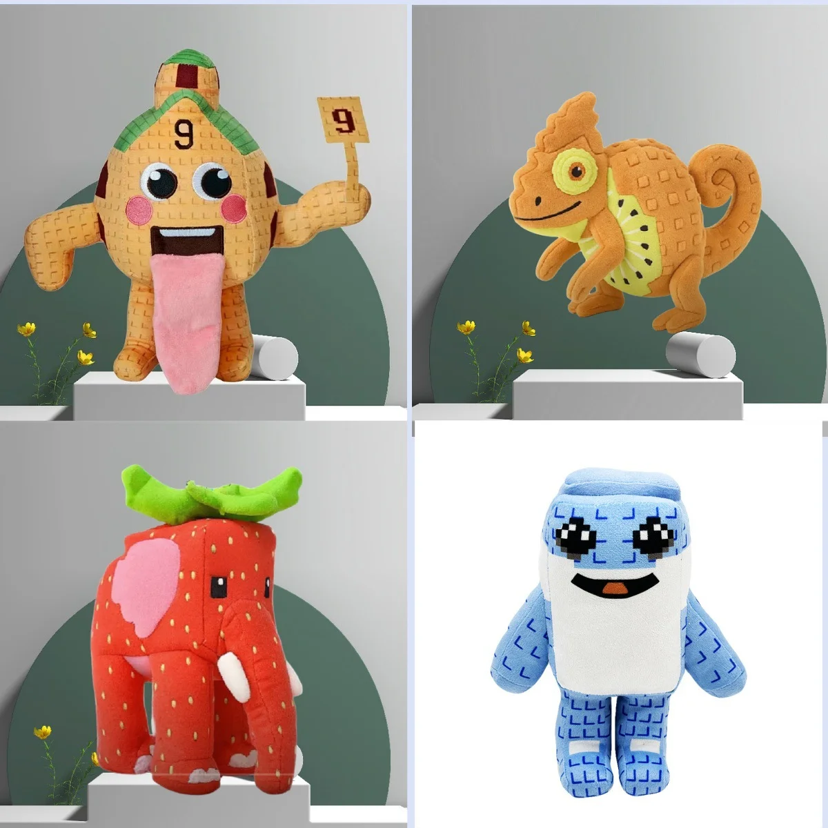 

Steal A Brainrot Plush Funny No. 9 House Game Plush Cute Tongue Spitting Handheld Number 9 Card Stuffed Doll Toy For Kid Gifts