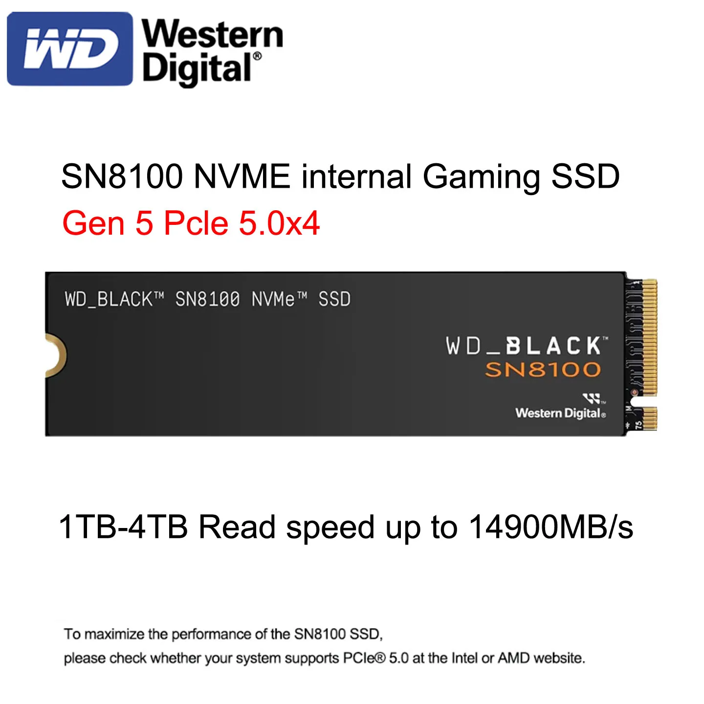 WD SSD SN350 SN850X SN850P SN7100 SSD داخلي 1 تيرا بايت 500 جيجابايت 2 تيرا بايت SSD NVMe M.2 2280 PCIe4.0 محرك قرص الحالة الصلبة للكمبيوتر PS5 سطح المكتب