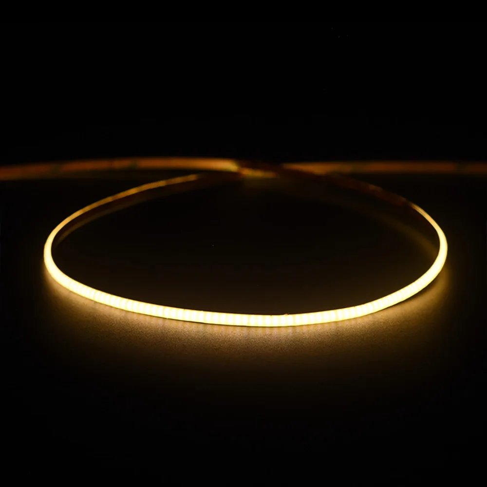 3mm Ultra Thin DC12V Colorful COB LED Strip Lights for Home Decor DIY Blue/Green/Red/Purple High Density LED Tape Colour lamp