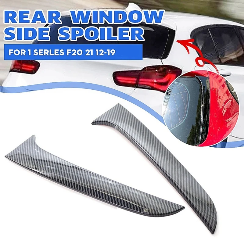 Rear Window Side Wing Trim Water Transfer Print Spoiler Car Component For BMW BMW 1 Series F20 F21 2012-2019